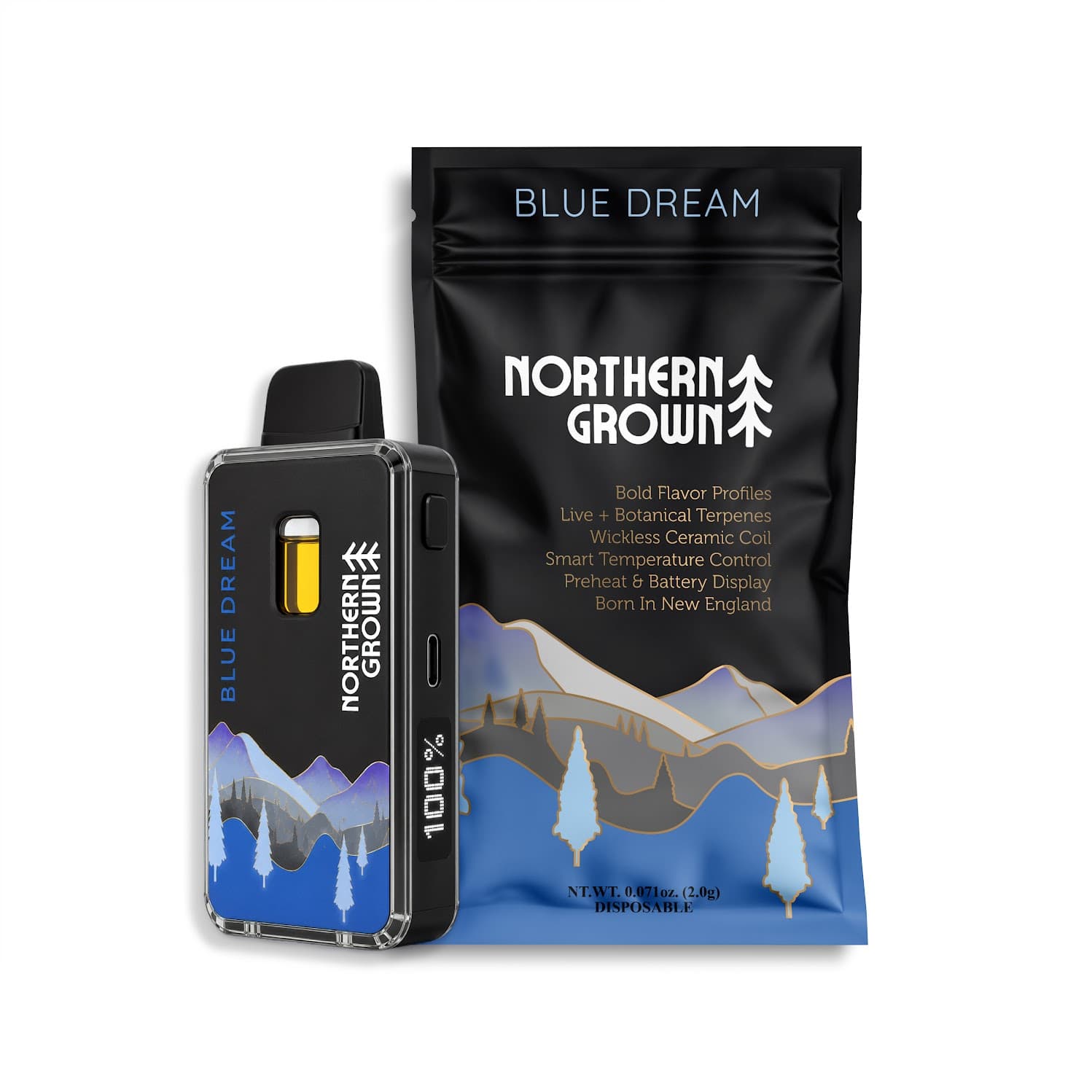 Northern Grown Blue Dream (Disposable) | 2g