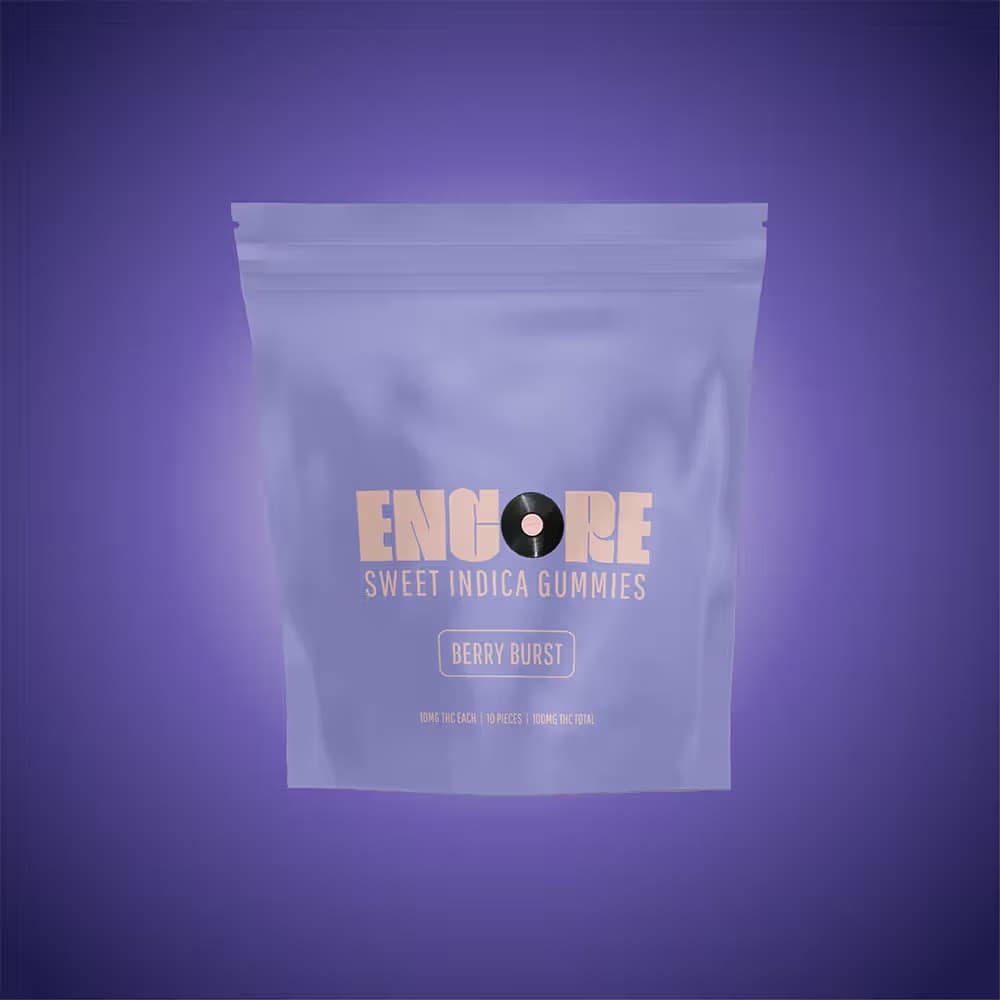 Encore Edibles Berry Burst Indica Gummies [10pk] 100mg