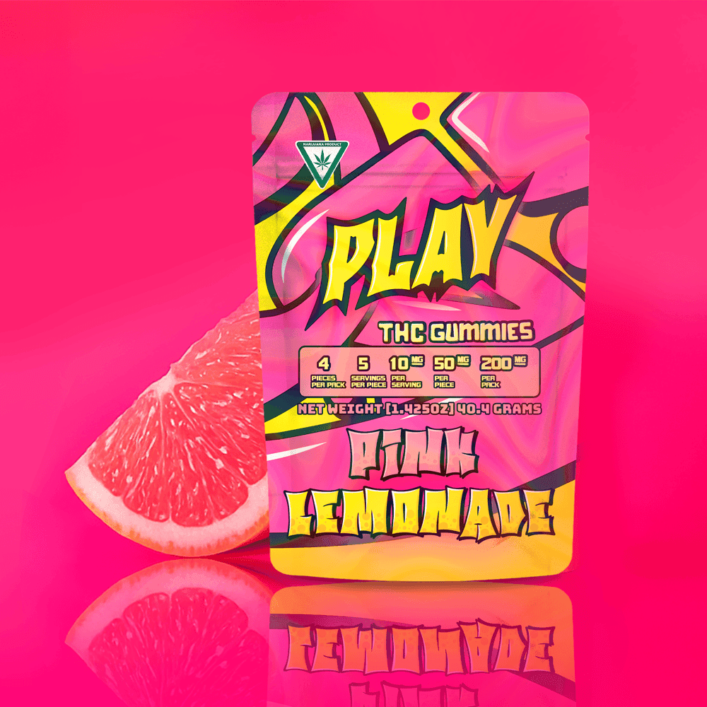PLAY Play | 200mg Gummies 4x50 | Pink Lemonade