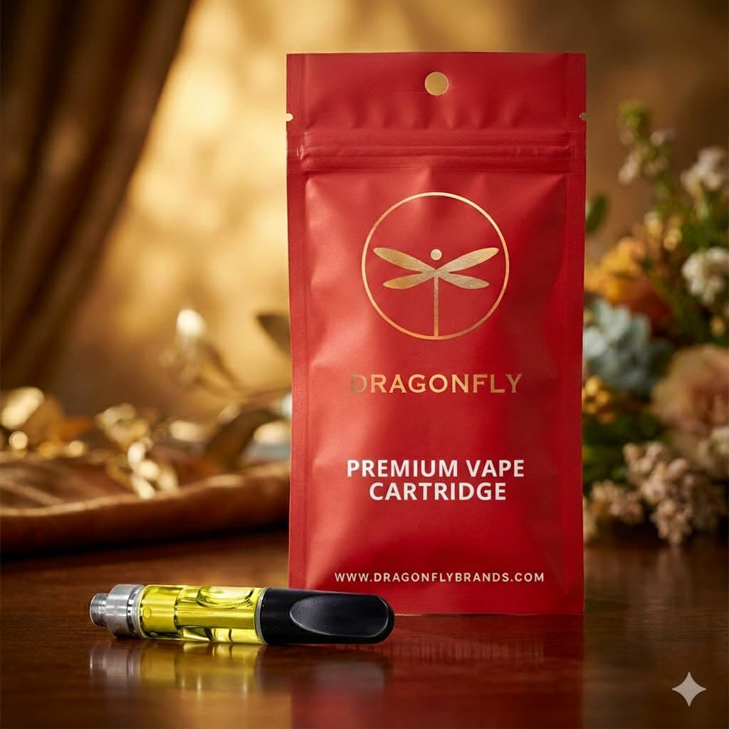 Dragonfly 1g Vape Cart | Strawberry Cough