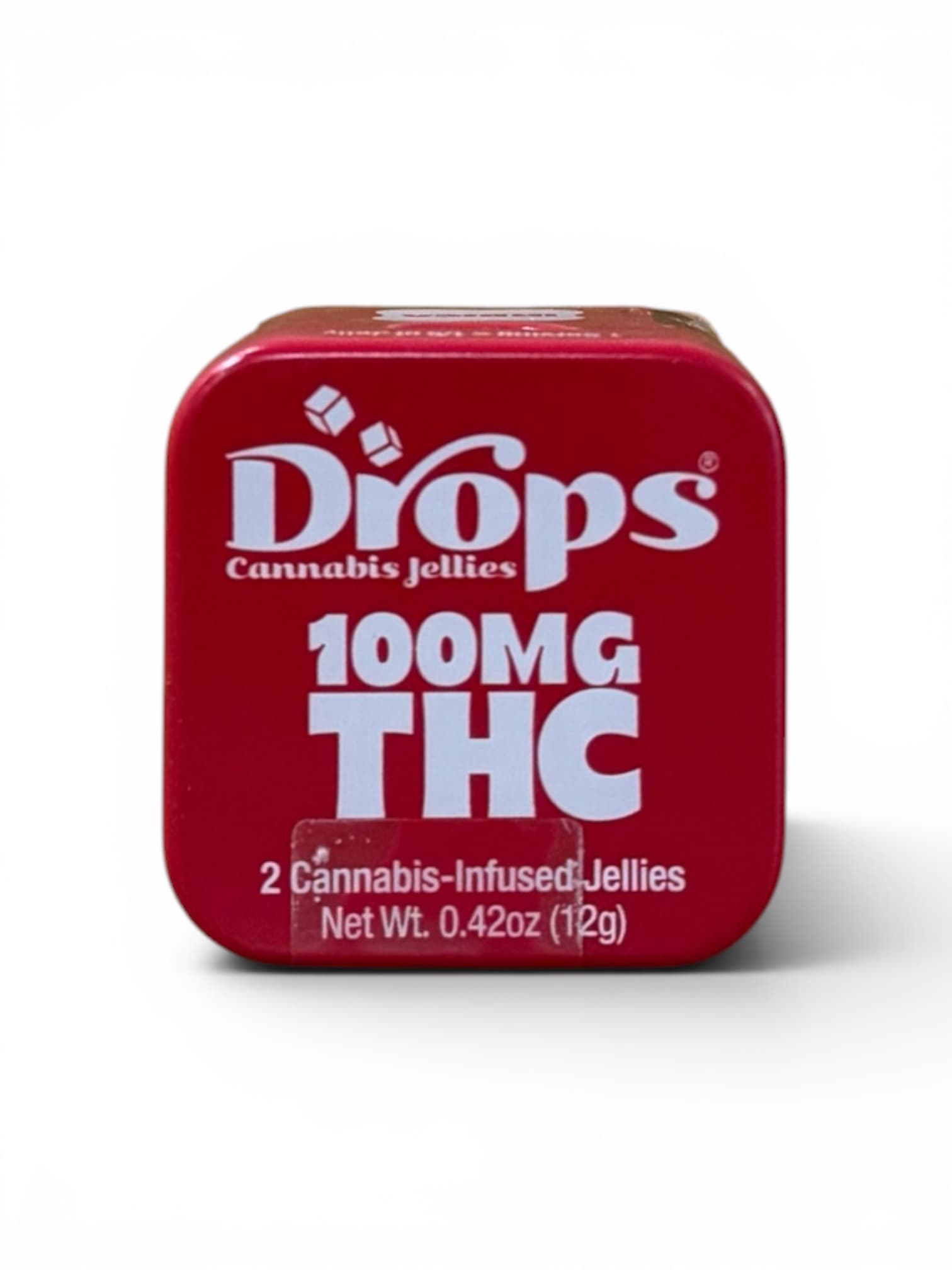 DROPS Cherry | 100 Sheep | Indica | 2 Pack Jellies | 100mg