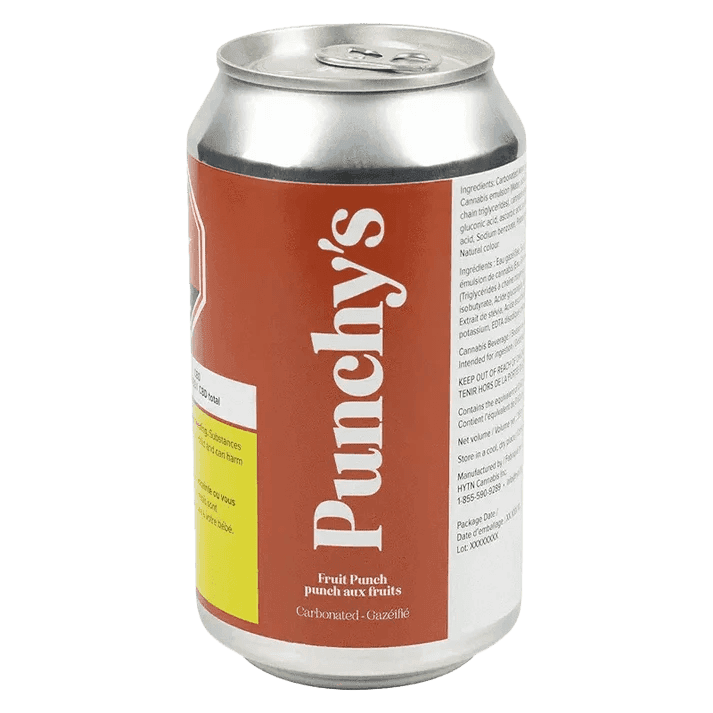 Punchy's Fruit Punch Sparkling Beverage - 355mL