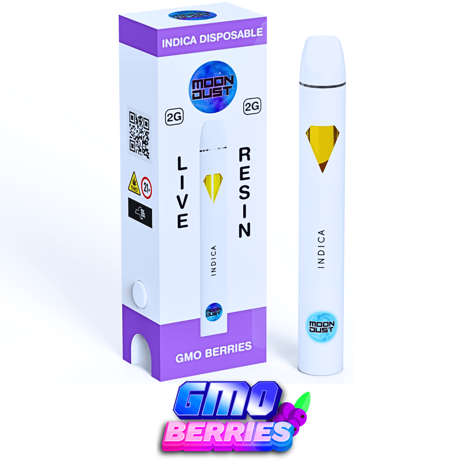 Moon Dust GMO Berries | Live Resin Vape