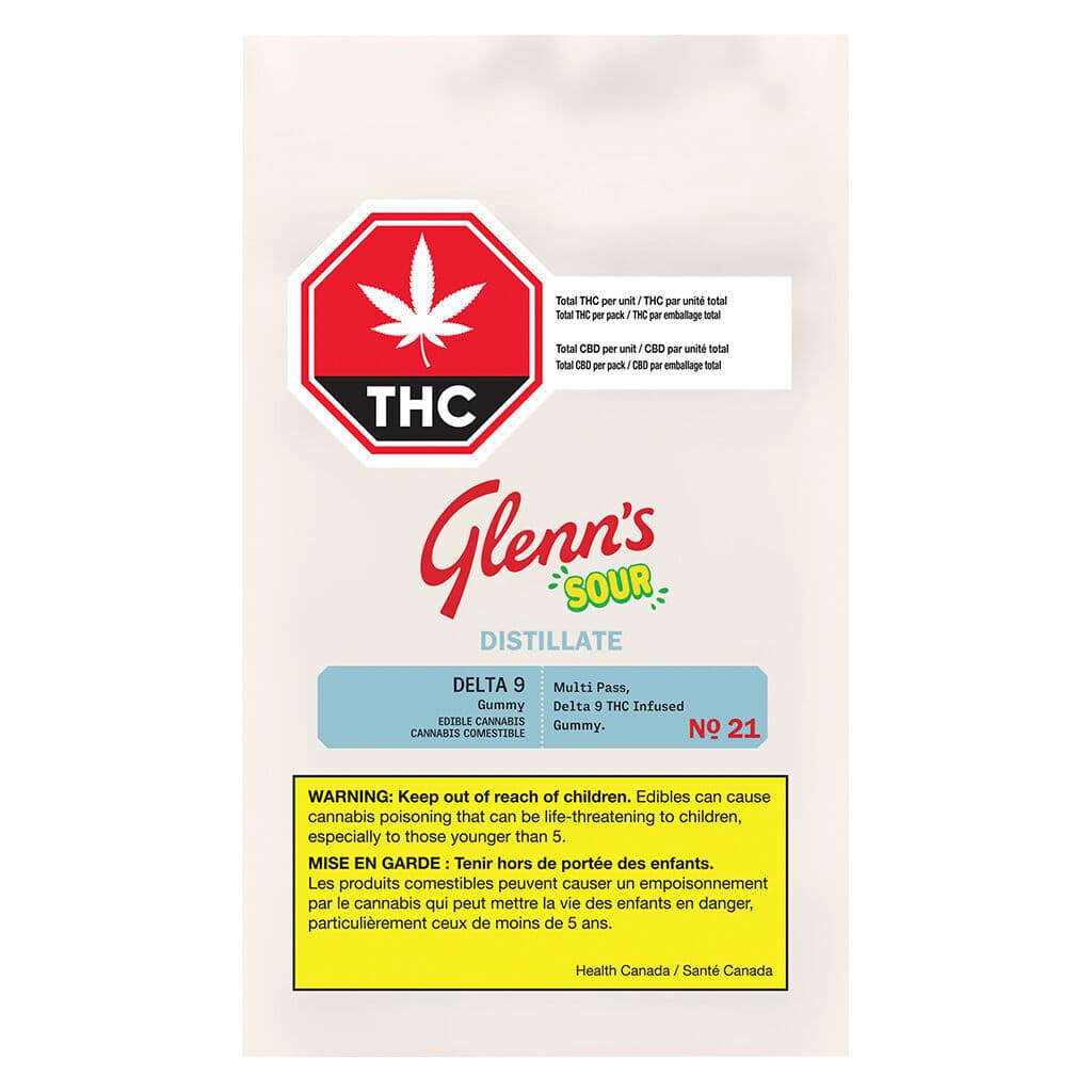 Glenn's No.21 Distillate Delta 9 - Sour Mango - Hybrid - 1 Pack