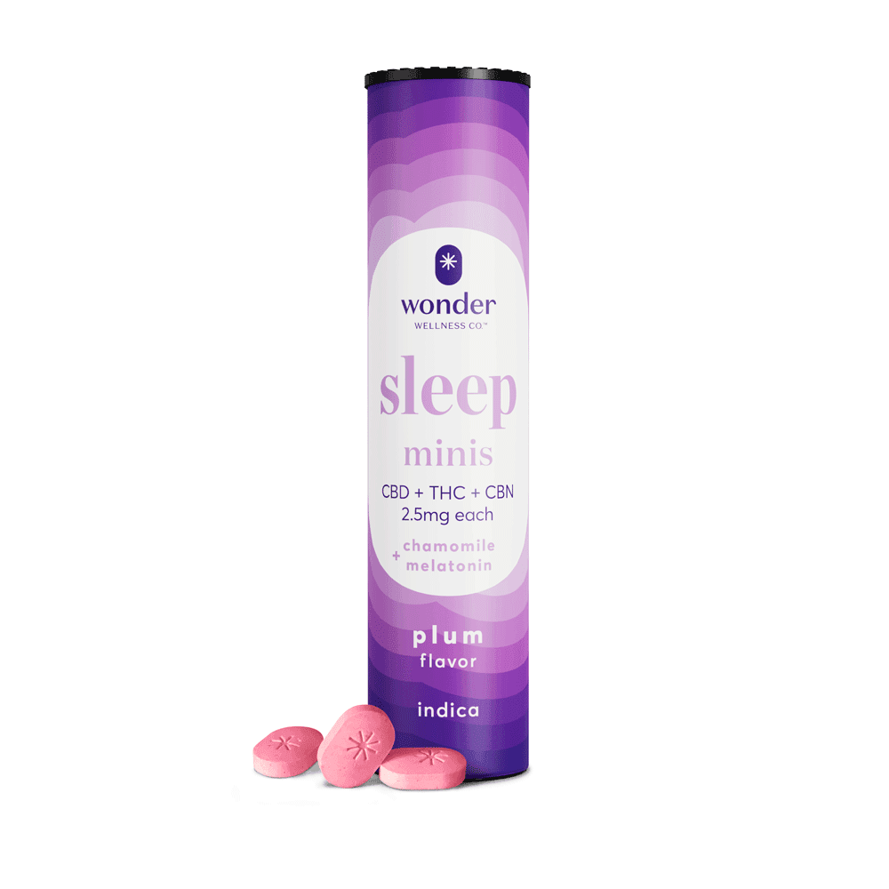 WONDER Plum | CBD:THC:CBN Sleep Mints | 100mg (40pk)