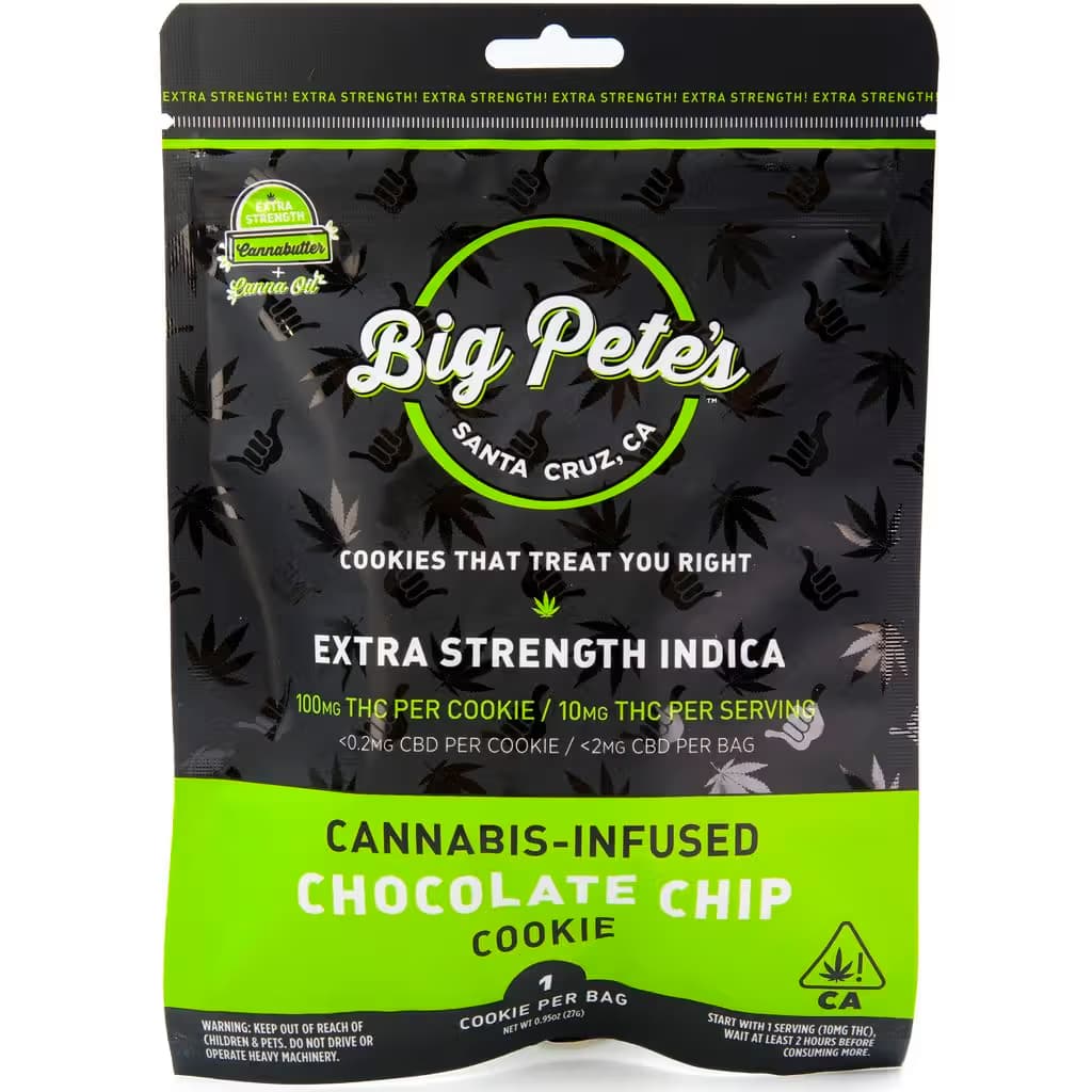 Big Pete's TYSON OATMEAL CHOCOLATE CHIP EXTRA STRENGTH COOKIE 100MG