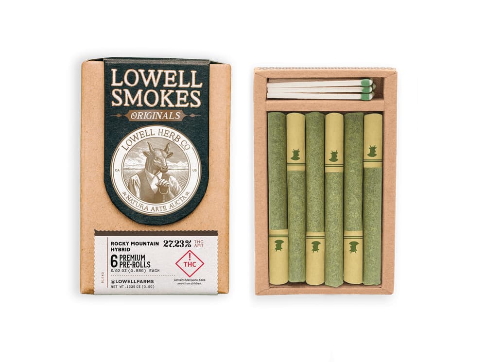 Lowell Herb Co Rocky Mountain Hybrid [.6g each / 3.6g total]