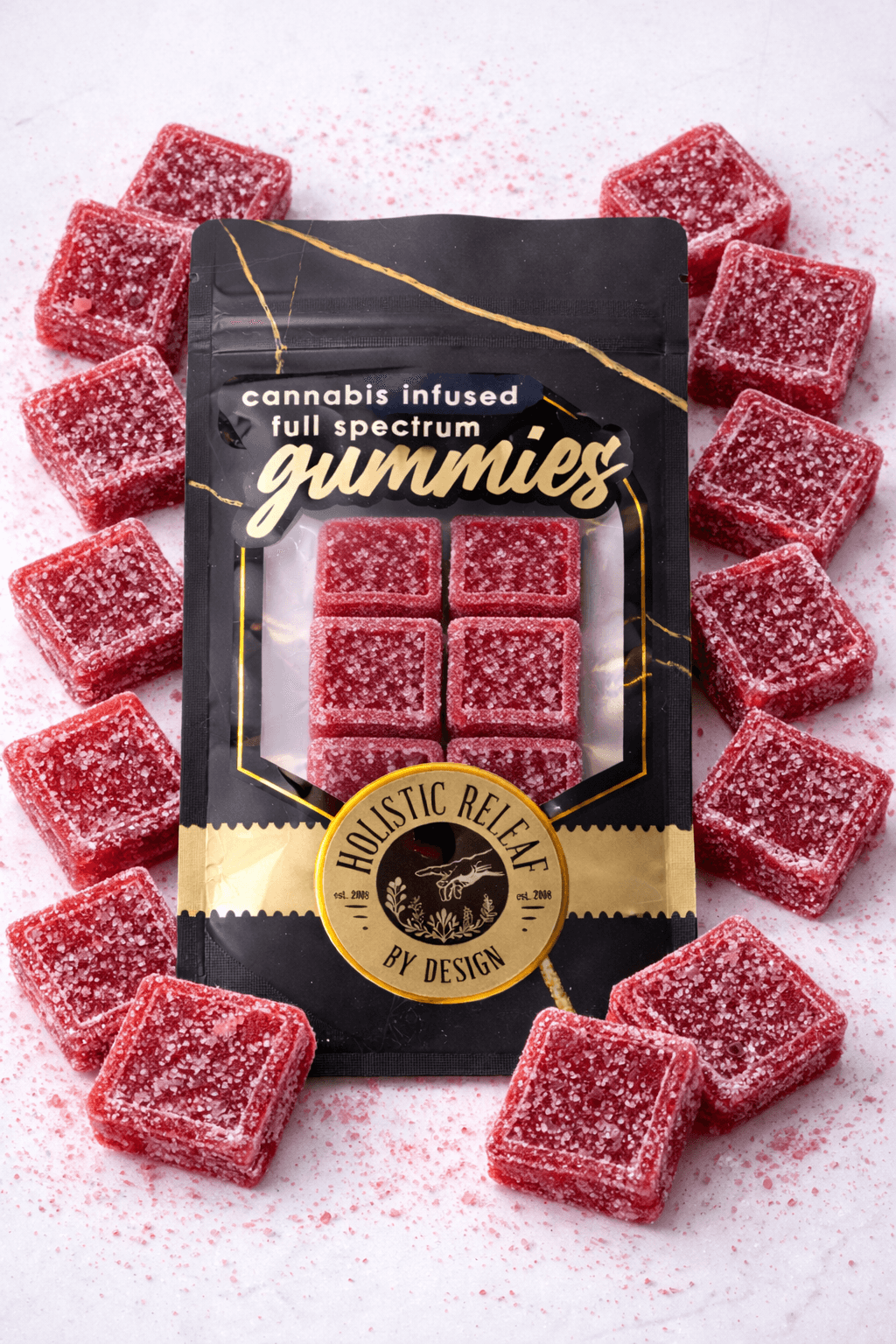 Holistic Releaf By Design CherryLemonadeSour-Gummy|HRBD|92.65mg-10pk