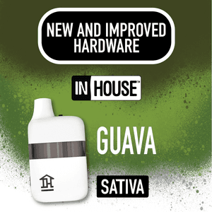 InHouse Guava - Disposable Vape - Sativa / Hybrid - 2g