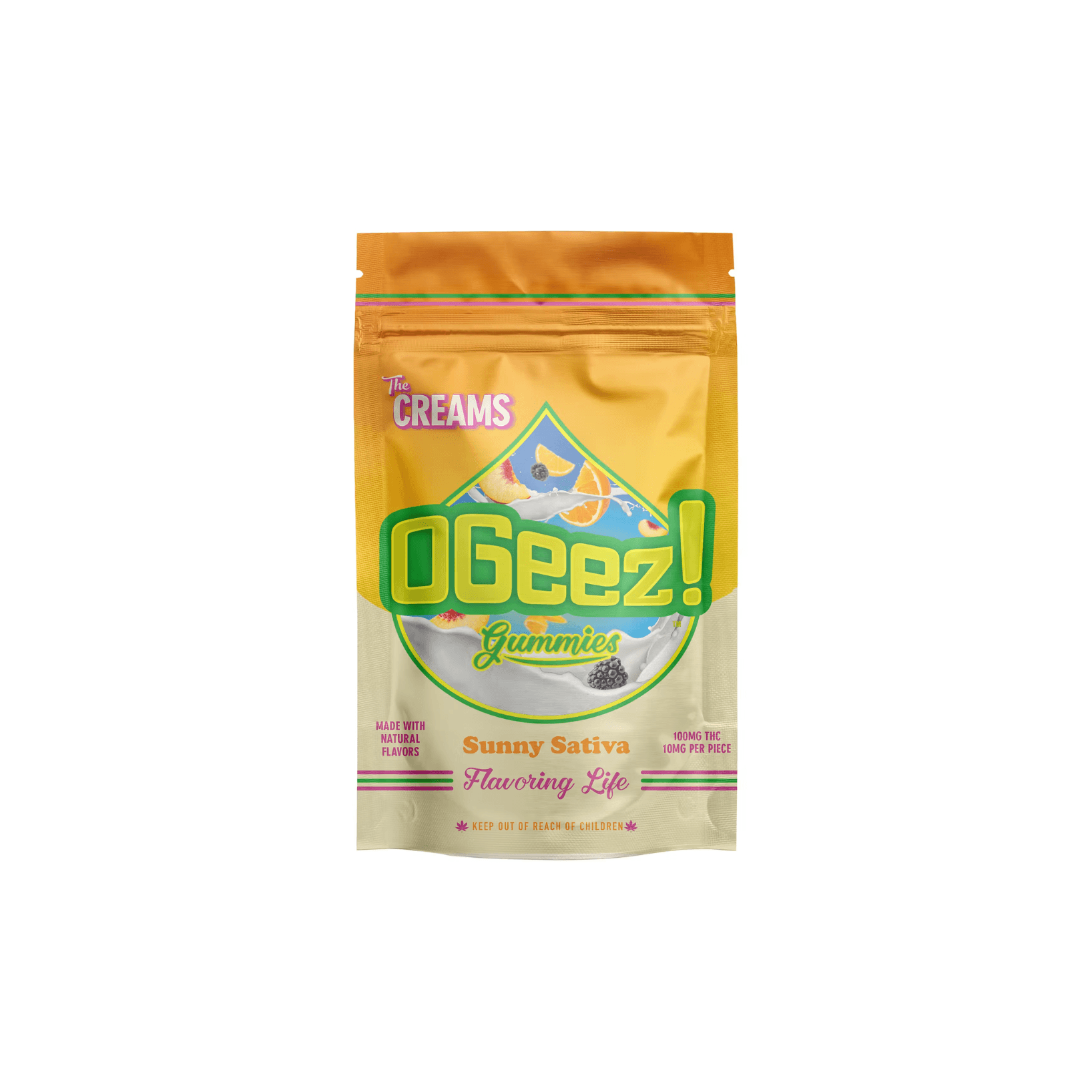 OGeez! The Creams, Sunny Sativa - 100 mg