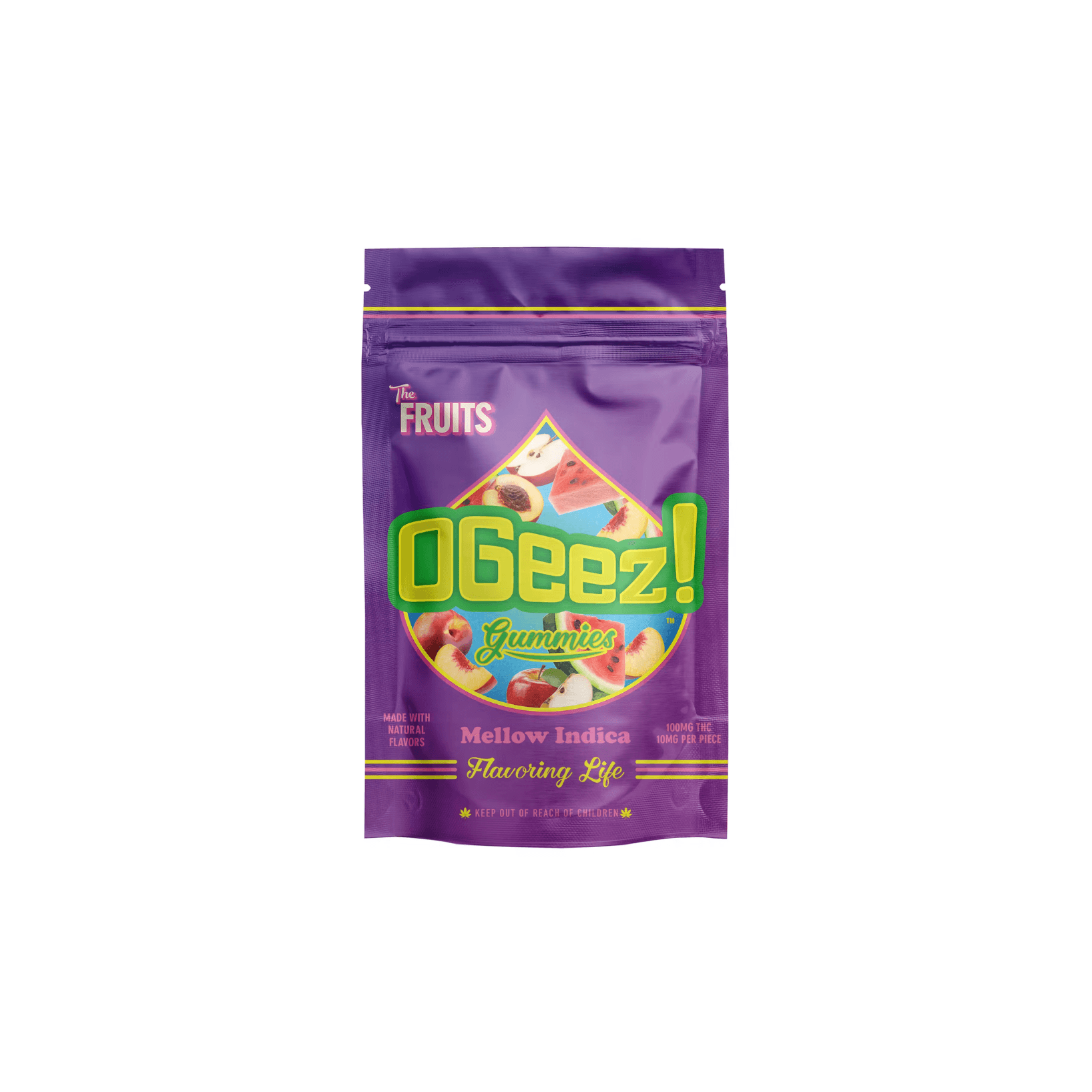 OGeez! The Fruits, Mellow Indica - 100 mg