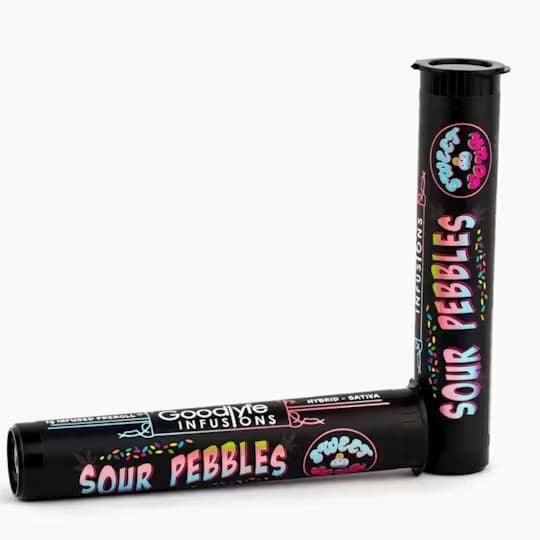 Goodlyfe Farms Infused 1g Pre-Rolls Goodlyfe Farms Infused Pre-Roll Sour Pebbles