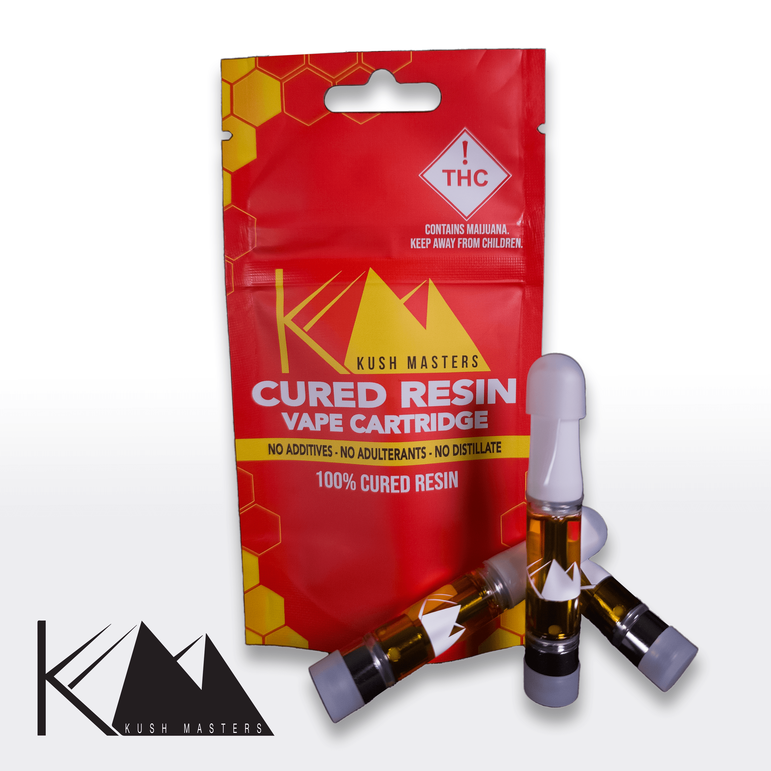 Kush Masters Yellow Melons (H) - Cured Resin Cartridge - Kush Masters