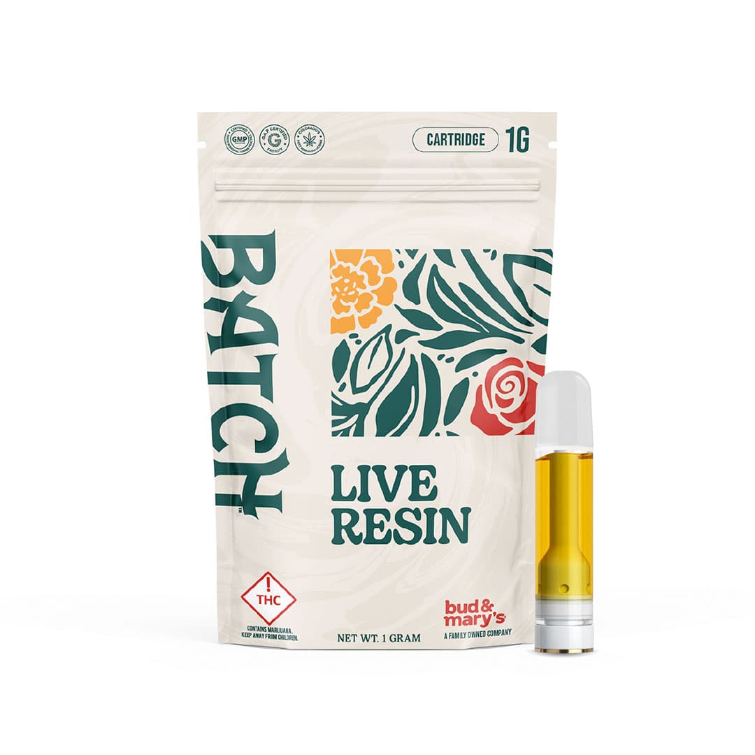 Bud & Mary's Batch | 1g Live Resin Cartridge | Sub Zero (Hybrid)