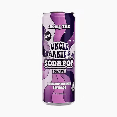 Uncle Arnie's Grape Soda | 100mg Edibles