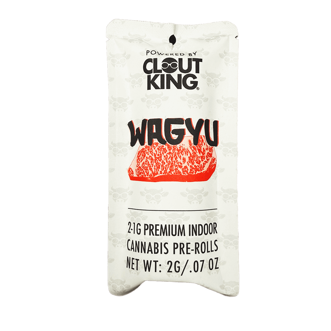 Clout King Pre-Rolls (1g 2pk) - Wagyu