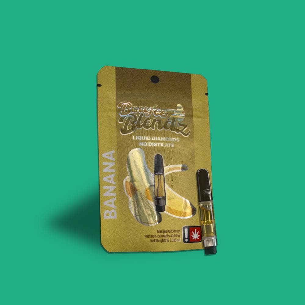 Boujee Blendz Strawberry (Flavored) Liquid Diamond Cart 1g - Boujee Blendz
