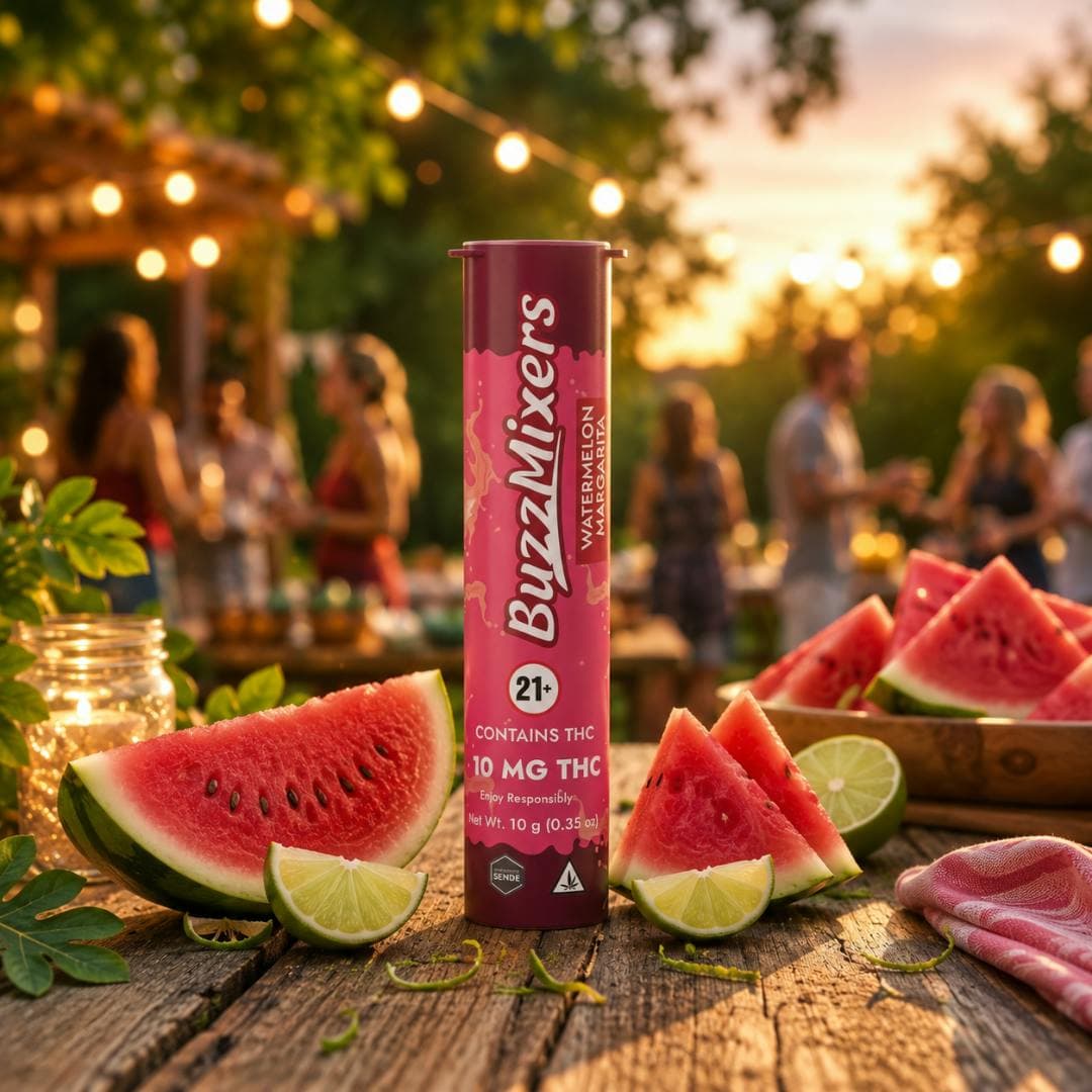 BuzzMixers Watermelon Margarita - 10mg 1pk Drink MIx Beverages