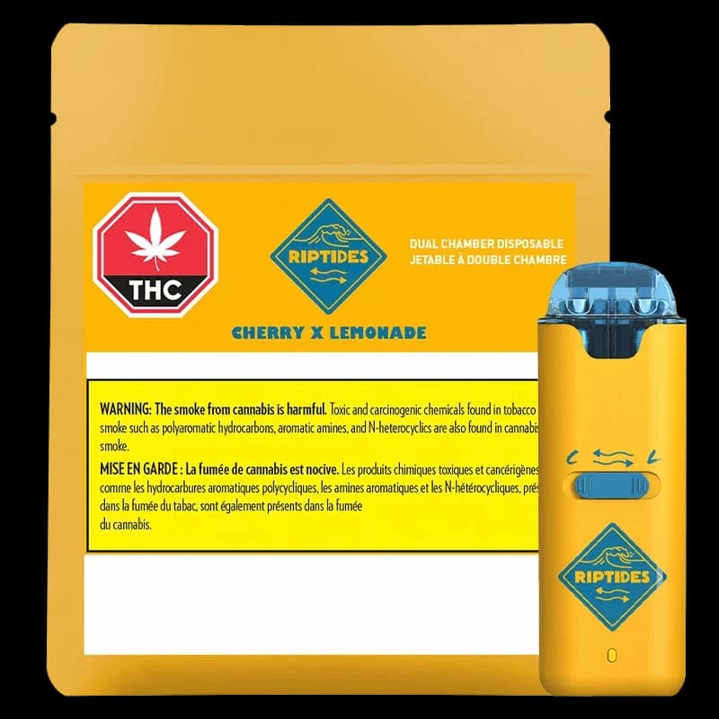Riptides Liquid Diamonds Cherry x Lemonade Dual Disposable AIO Disposable Vape