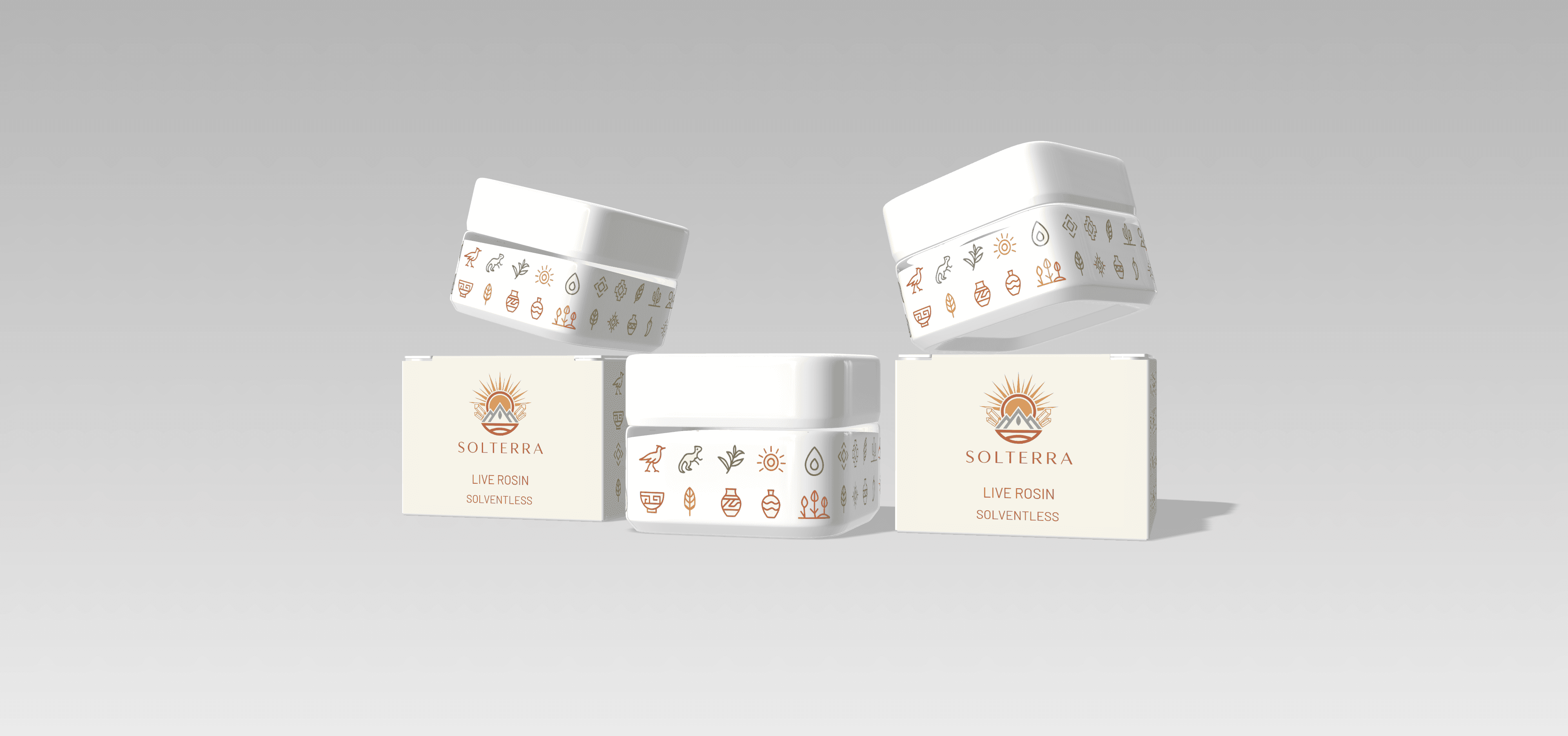 Solterra 1g Rosin Solterra Premium Cold Cured Live Rosin 90u - Cap Daddy (I-H)