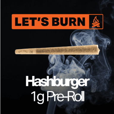 Let's Burn Let's Burn Hashburger 1g Pre-roll 0061