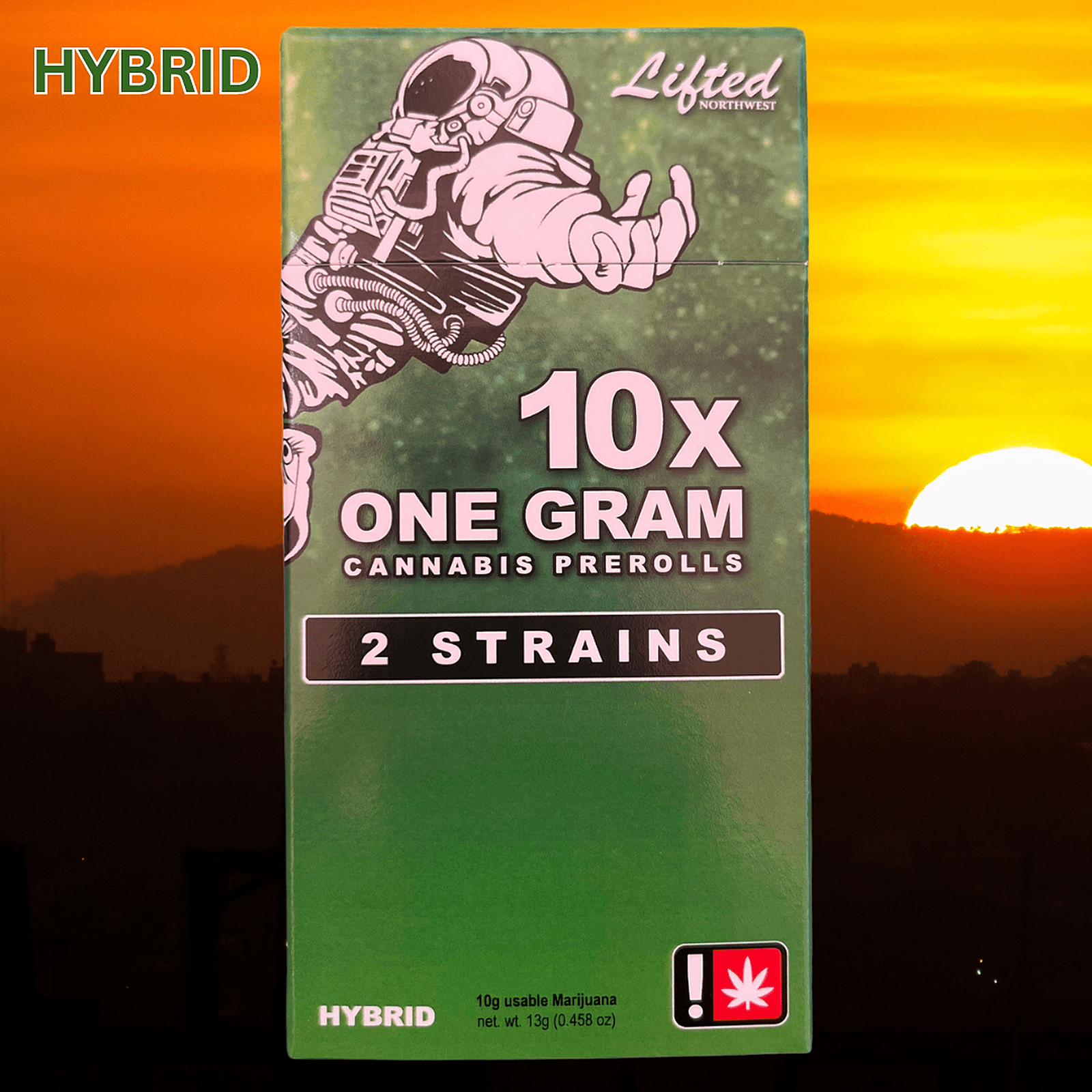Lifted Northwest Lifted Platinum Lemon Cherry Gelato & Lemon Burger 10 Pack