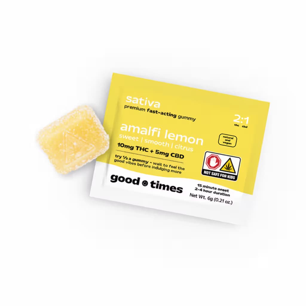 good times Amalfi Lemon 2:1 THC:CBD