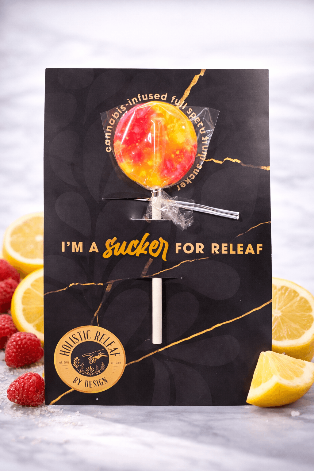 Holistic Releaf RaspberryLemonade-Suckers|HRBD|102.55mg
