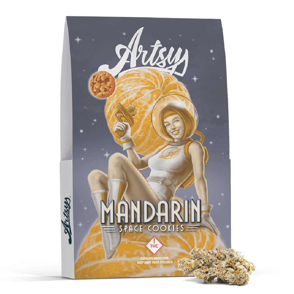 Artsy Premium Flower 7g; Mandarin Space Cookies