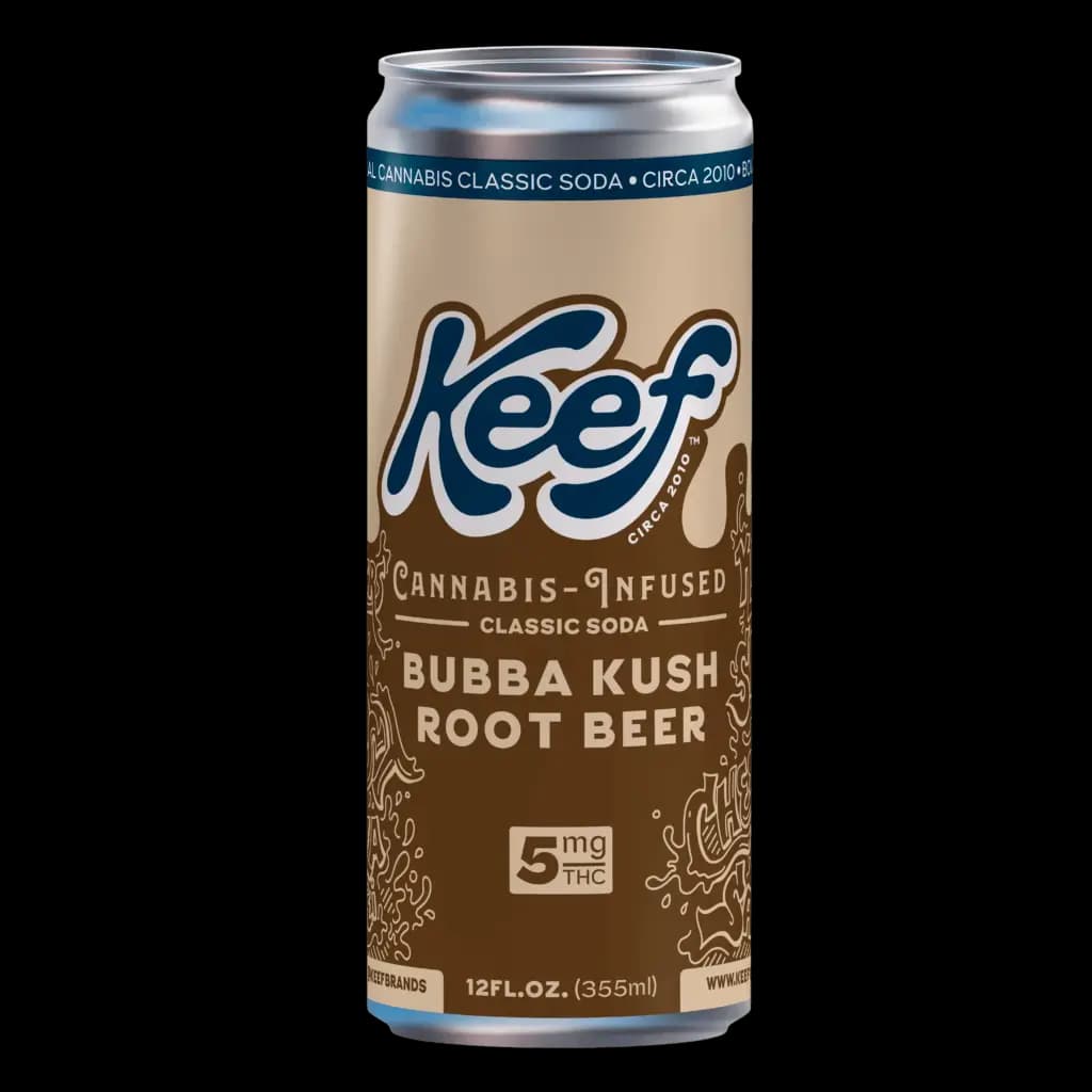 Keef Bubba Kush Root Beer Soda (5mg)