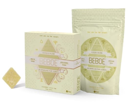 BEBOE Sparkling Pear 1:1 (THC:CBG) | Gummies | 100mg