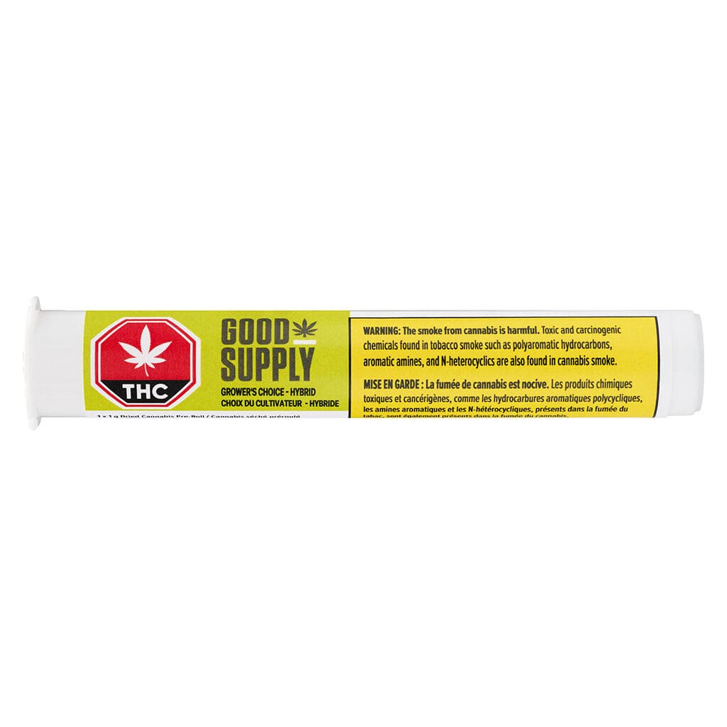 APHRIA INC. Grower's Choice Indica Pre-Roll 1x1g Pre-Rolls
