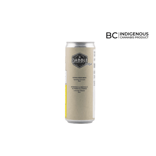 Dabble Cannabis Co. Live Rosin Lemonade Zero (Papaya Punch Mints) | 1 x 355 ml