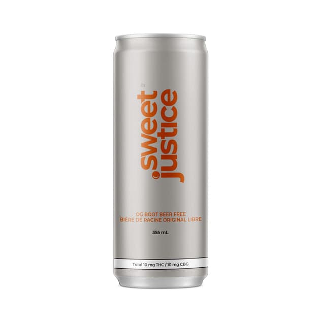 Sweet Justice OG Rootbeer Free 10:10 THC:CBG | 1 x 355ml