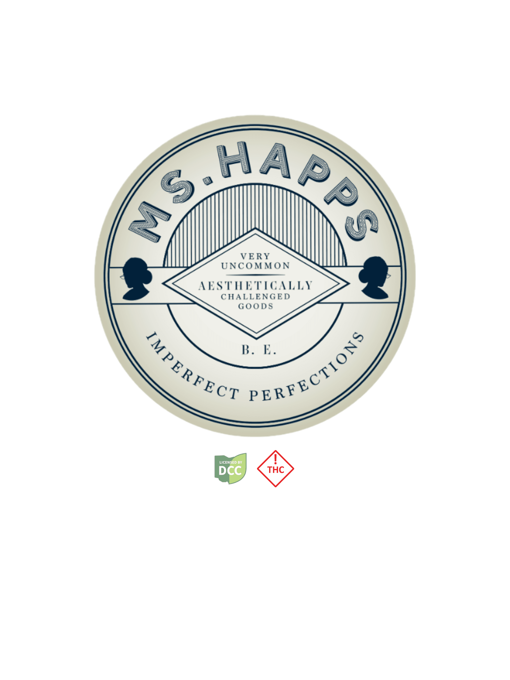 Butterfly Effect by Grow Ohio Ms Happs Huckleberry Drops 3:1 CBD:THC - 100mg 10pk Gummies
