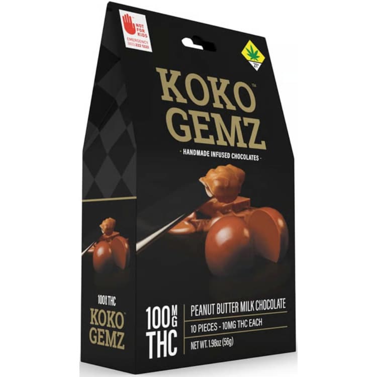 Koko Gemz NWCS Koko Gemz Peanut Butter 100mg 10pk