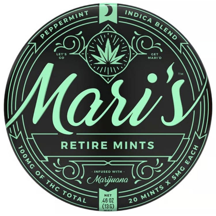 Maris Mints NWCS Maris Mints Retire Peppermint 100mg