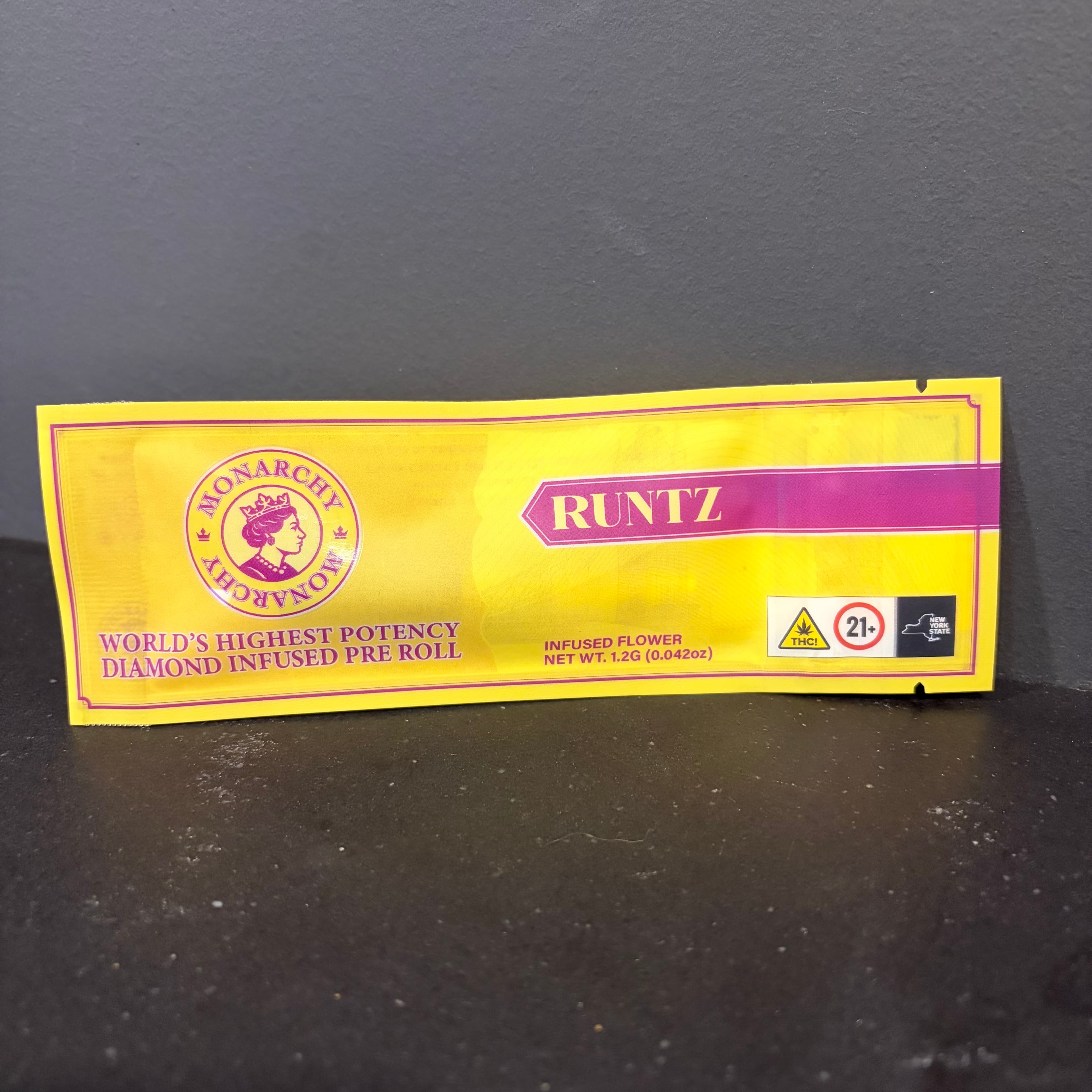 Monarchy 1.2g Infused Pre-Roll | Runtz
