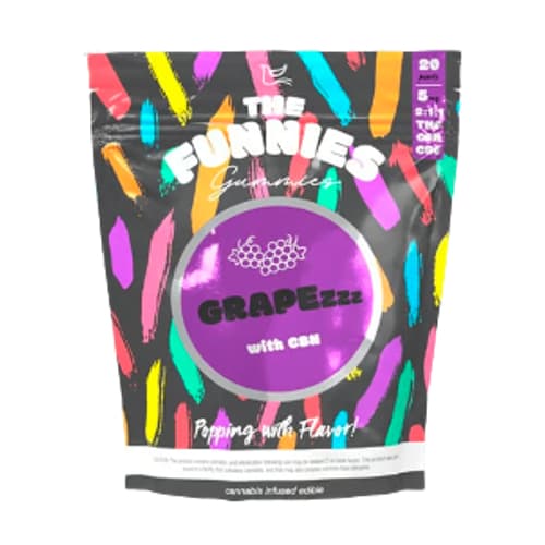 The Funnies 2:1:1 THC:CBN:CBG Grapezzz Gummies