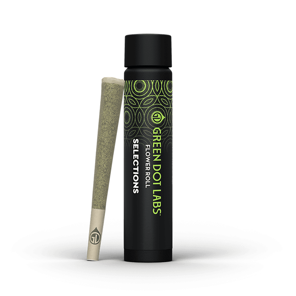 Green Dot Labs GDL Flower Roll 1g; Kashmir