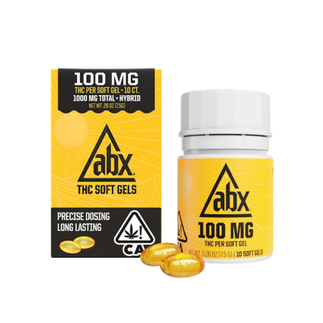 AbsoluteXtracts ABX | Soft Gel | 100mg Soft Gels | THC | 10pk