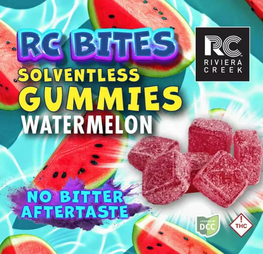 Riviera Creek Watermelon | Solventless Gummies 30mg 3pk