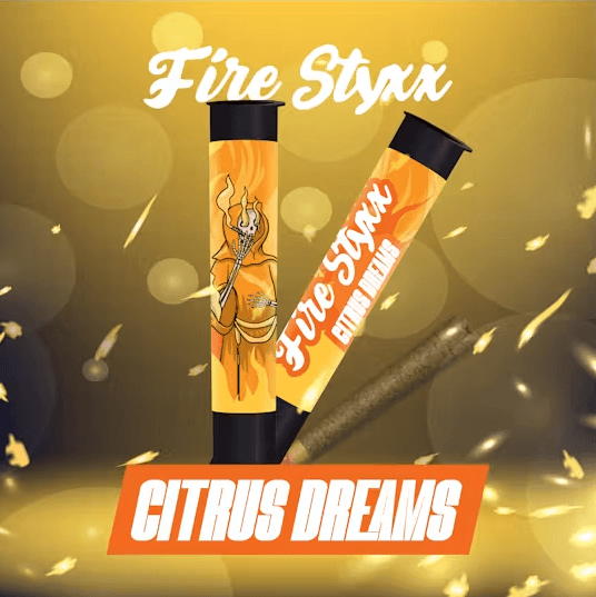 Fire Styxx Fire Styxx Single Infused Preroll - Citrus Dreams