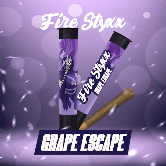 Fire Styxx Fire Styxx Single Infused Preroll - Grape Escape
