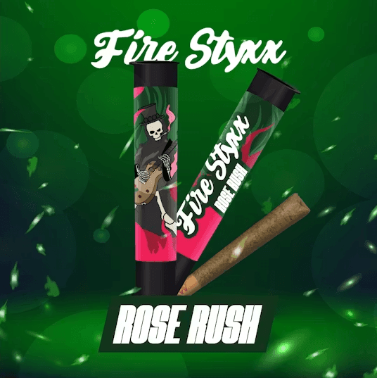 Fire Styxx Fire Styxx Single Infused Preroll - Rose Rush
