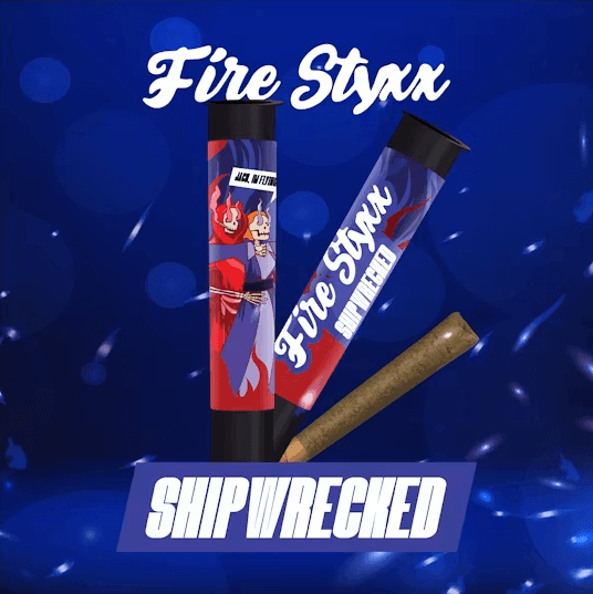 Fire Styxx Fire Styxx Single Infused Preroll - Shipwrecked