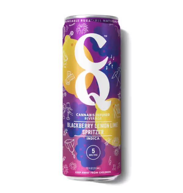 Cannabis Quencher Blackberry Lemon Lime Infused Spritzer