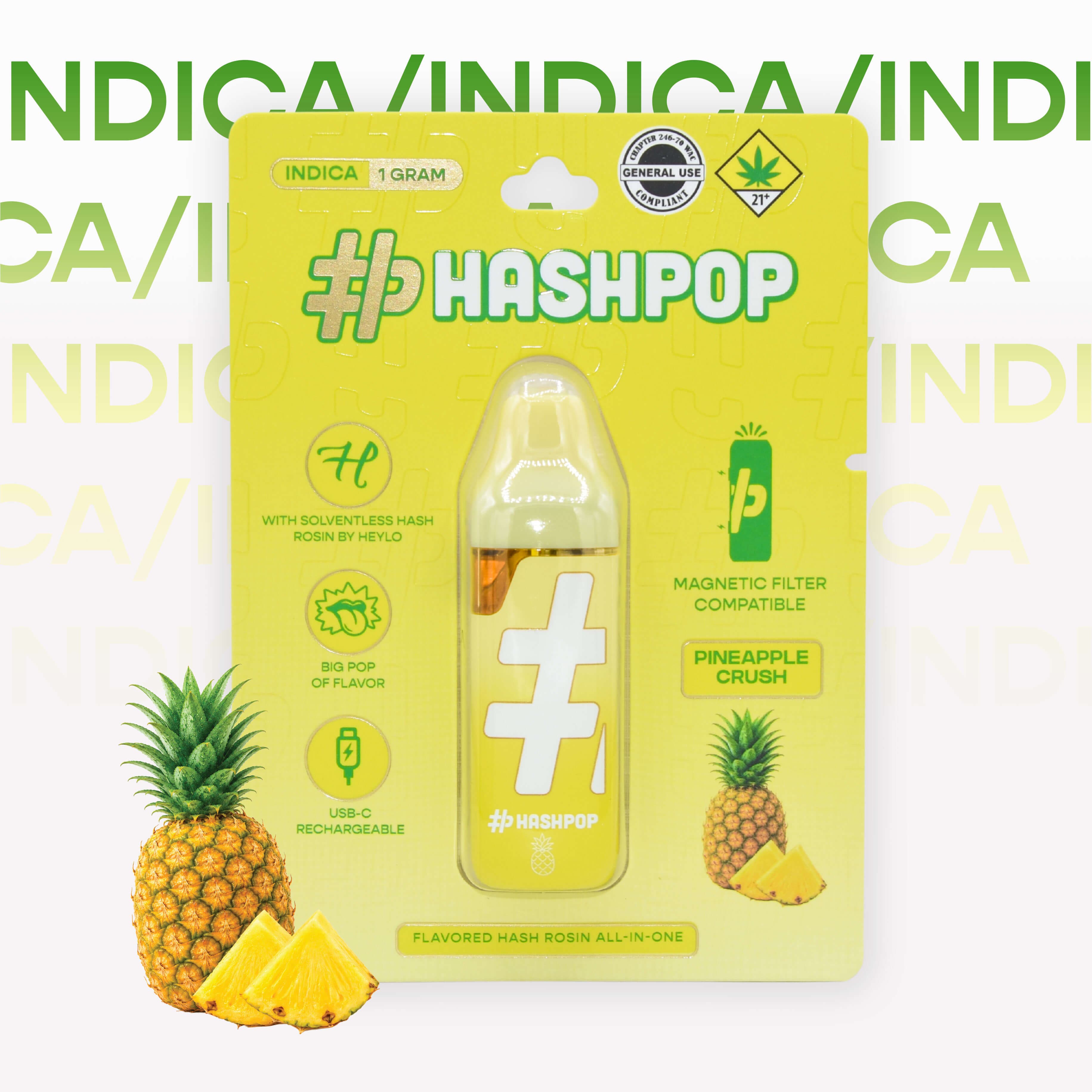 HashPop Pineapple Crush [1000mg]