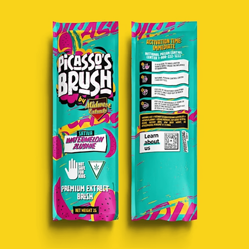 Midwest Extracts Watermelon Zlushie Live Resin Brush