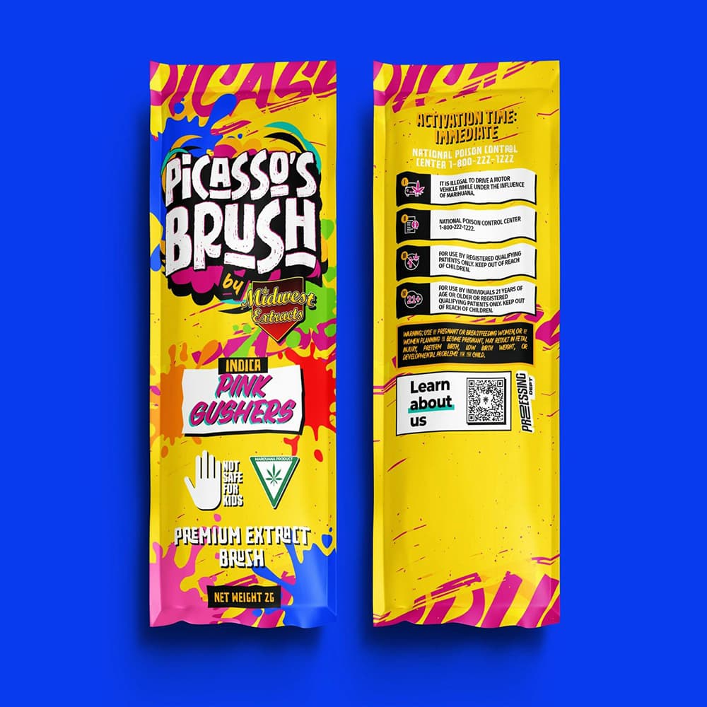 Midwest Extracts Pink Gushers Live Resin Disposable Concentrates